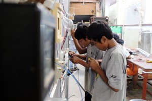 Electricity vocational training